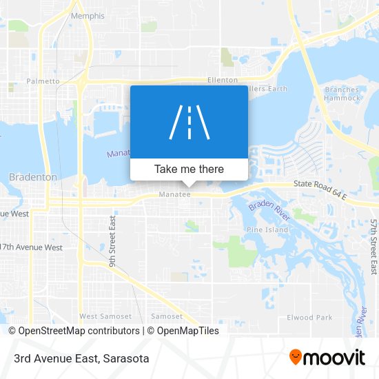 3rd Avenue East map