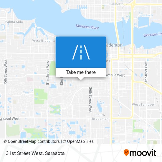 Mapa de 31st Street West
