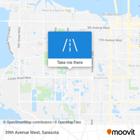 Mapa de 39th Avenue West