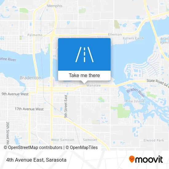 4th Avenue East map
