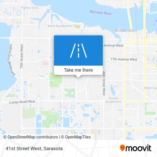 Mapa de 41st Street West