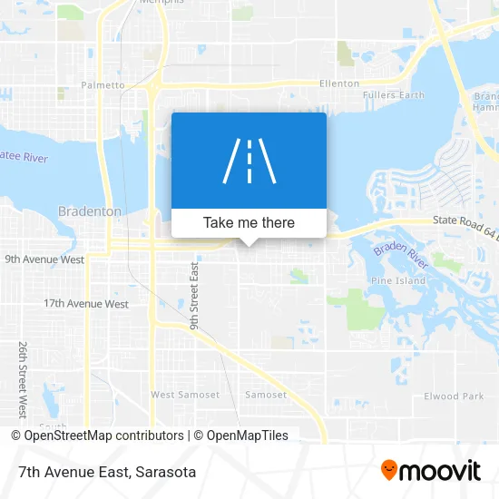 7th Avenue East map