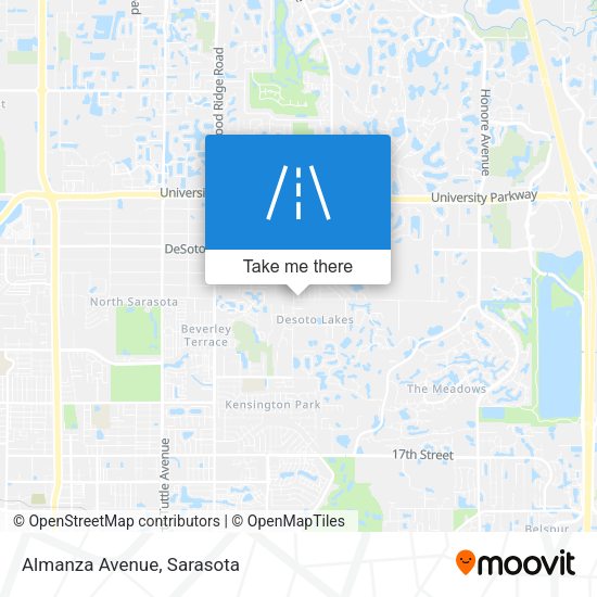 Mapa de Almanza Avenue
