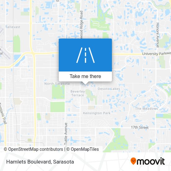 Hamlets Boulevard map