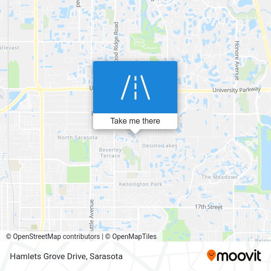 Mapa de Hamlets Grove Drive