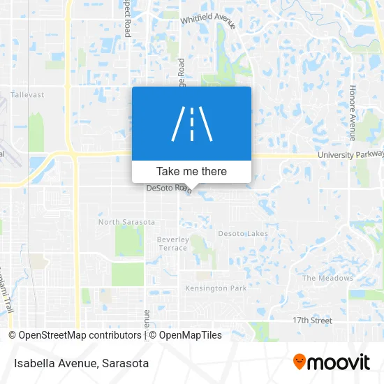 Isabella Avenue map