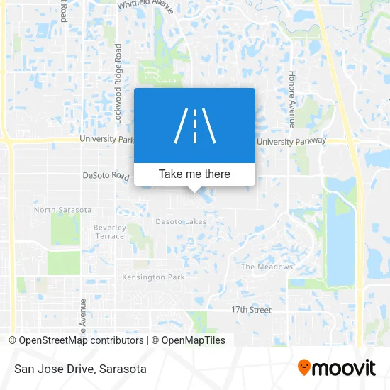 San Jose Drive map