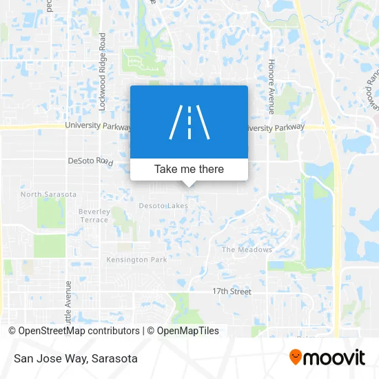 San Jose Way map