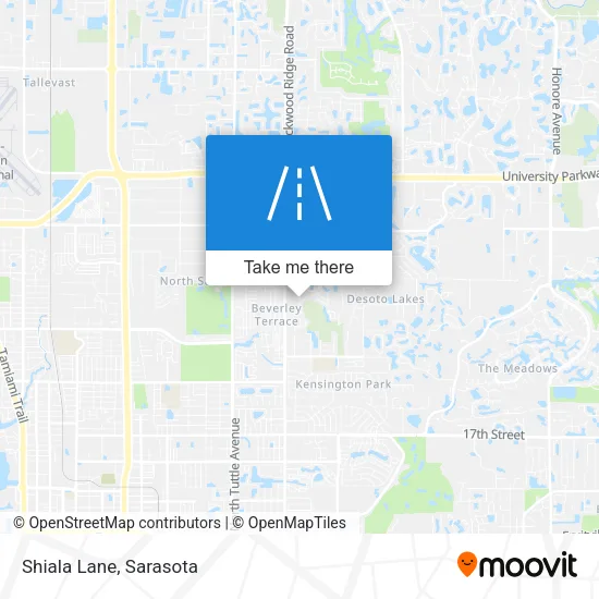 Shiala Lane map