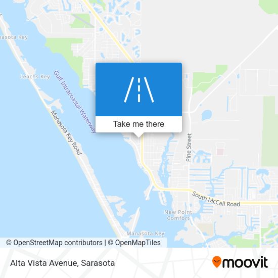 Mapa de Alta Vista Avenue