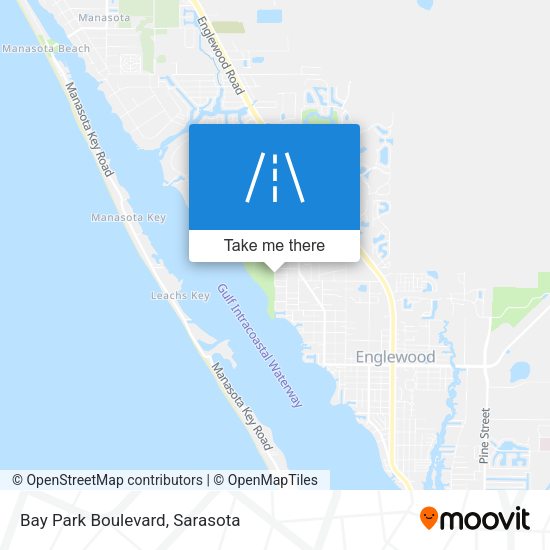 Mapa de Bay Park Boulevard
