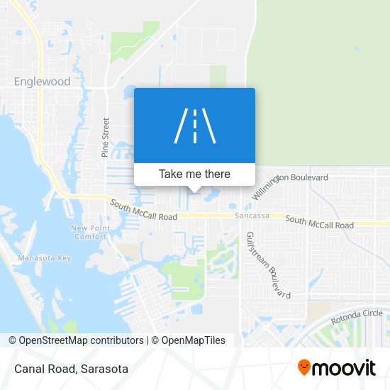 Mapa de Canal Road