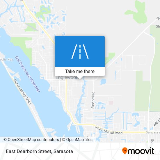 Mapa de East Dearborn Street