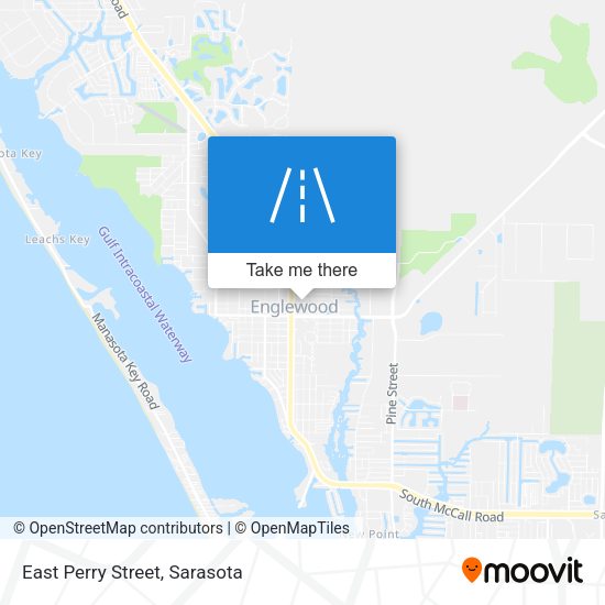 East Perry Street map