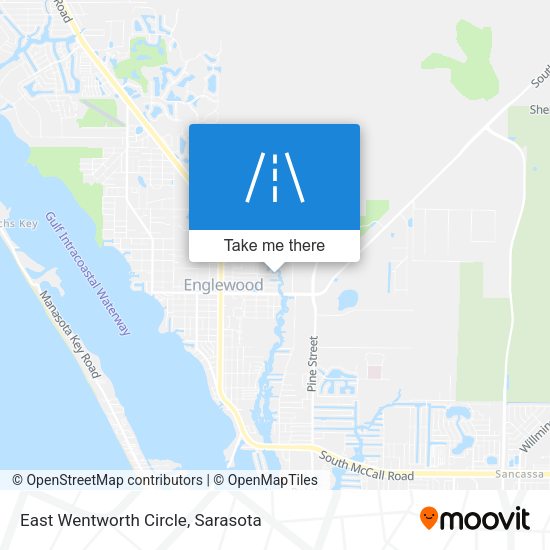 East Wentworth Circle map