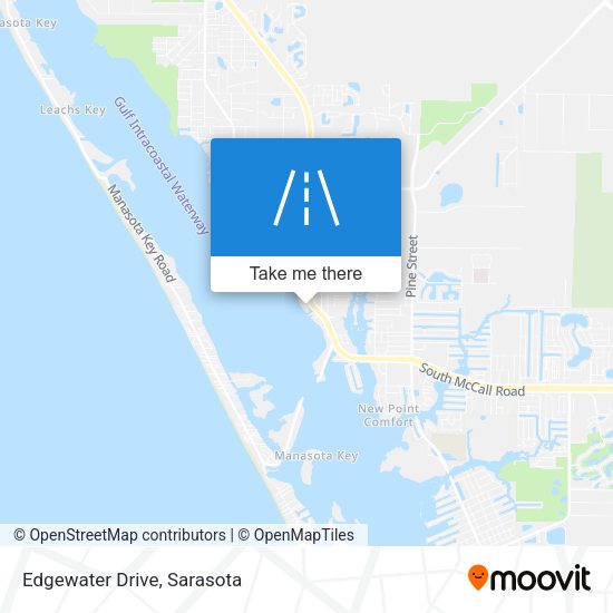 Mapa de Edgewater Drive