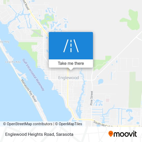 Englewood Heights Road map