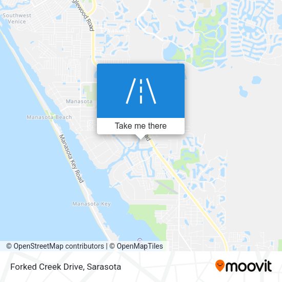 Mapa de Forked Creek Drive