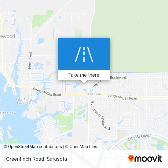 Mapa de Greenfinch Road