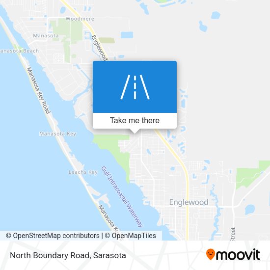 North Boundary Road map