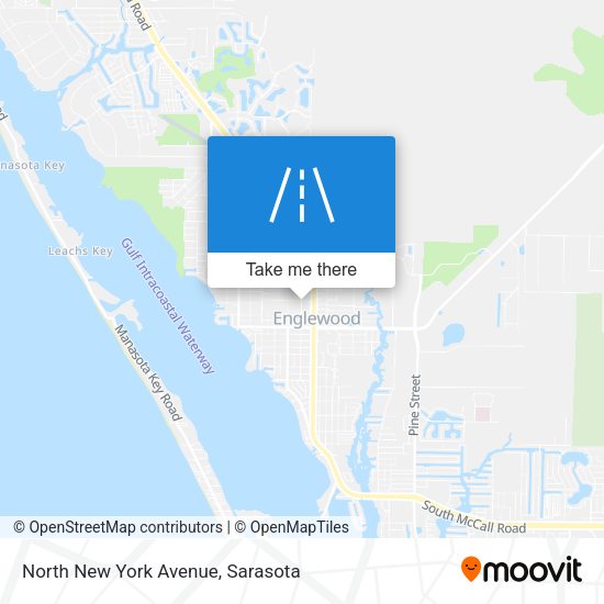 North New York Avenue map