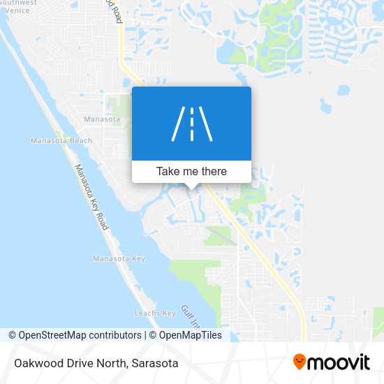 Oakwood Drive North map