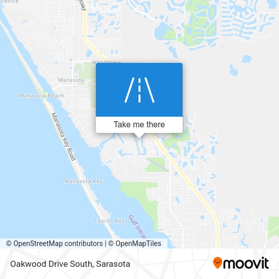 Mapa de Oakwood Drive South