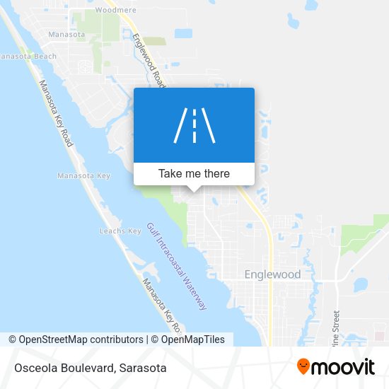 Osceola Boulevard map