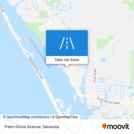 Palm Grove Avenue map