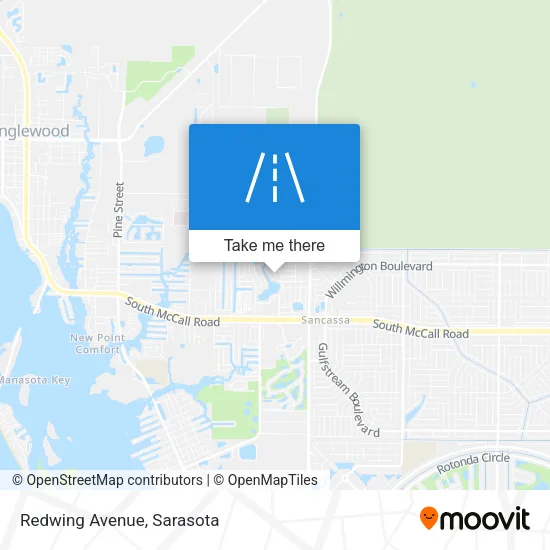 Redwing Avenue map