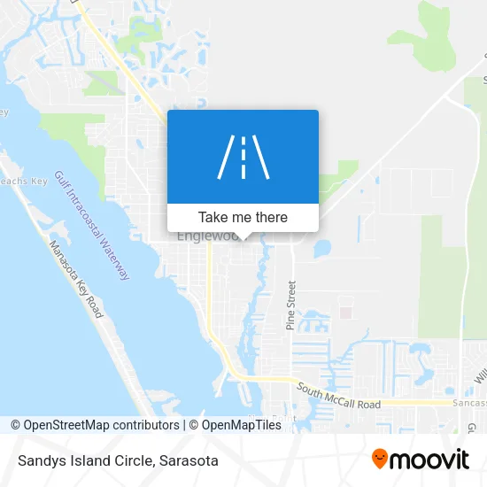 Sandys Island Circle map