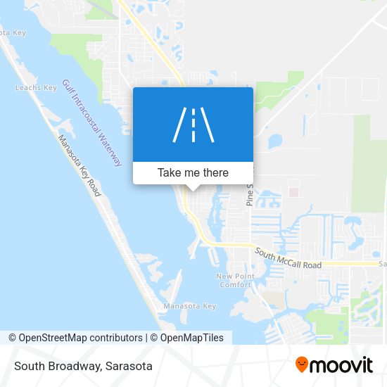 Mapa de South Broadway