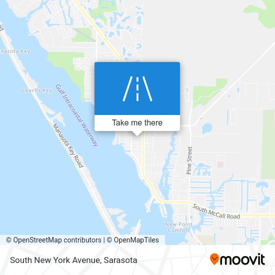 South New York Avenue map