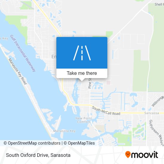 Mapa de South Oxford Drive