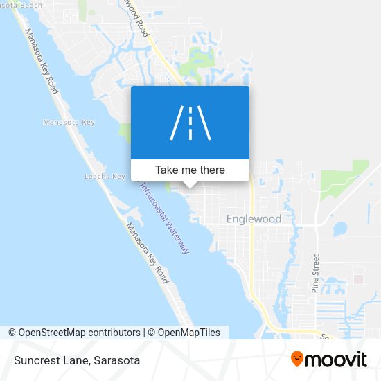 Suncrest Lane map