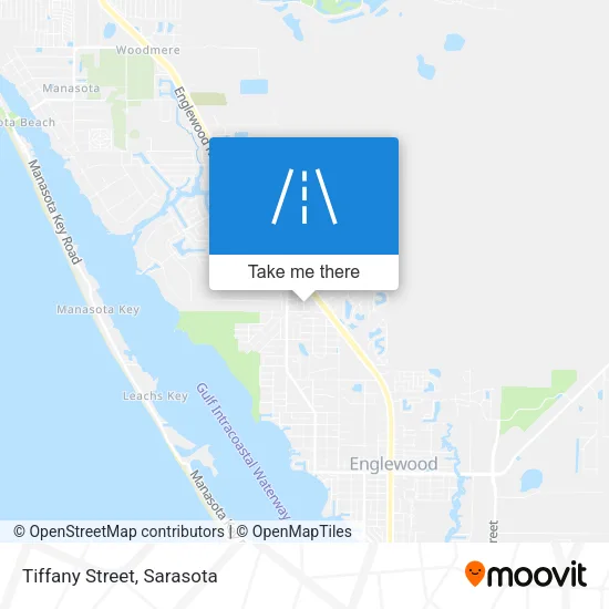 Tiffany Street map