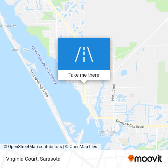 Mapa de Virginia Court