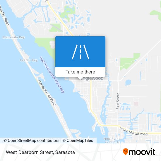 Mapa de West Dearborn Street