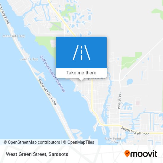 West Green Street map