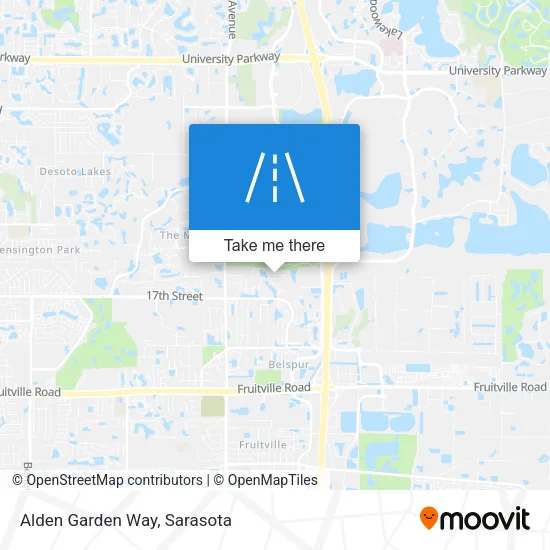 Alden Garden Way map