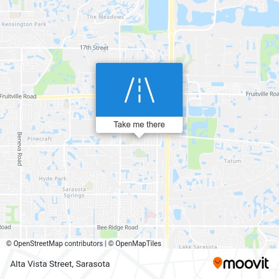 Alta Vista Street map