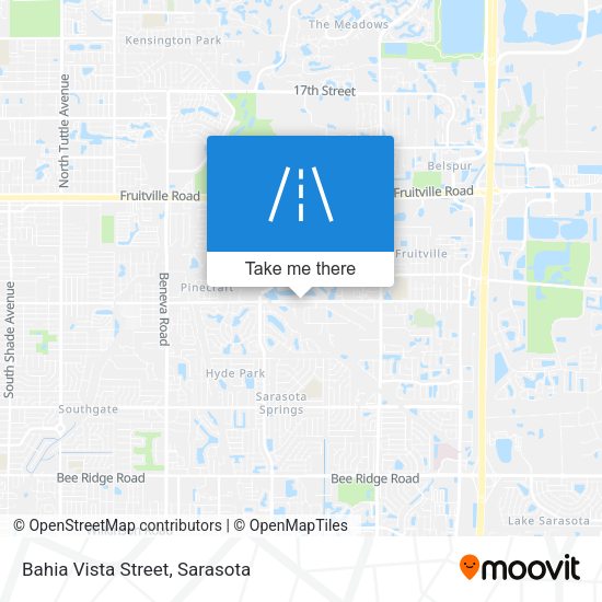 Bahia Vista Street map