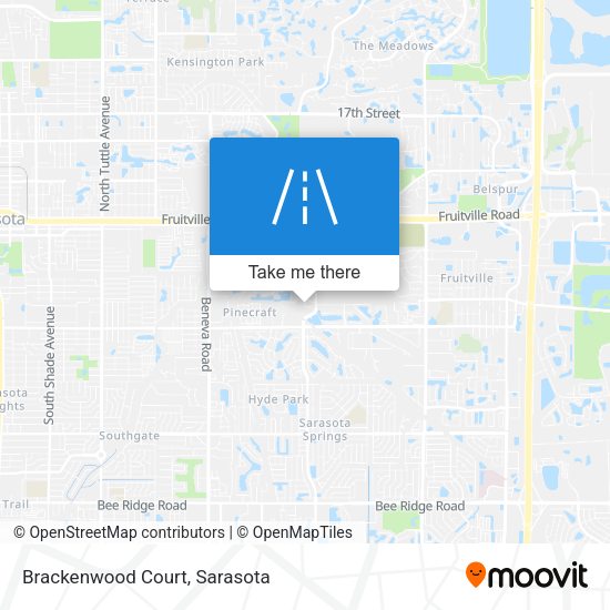 Brackenwood Court map
