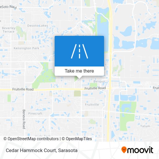 Mapa de Cedar Hammock Court