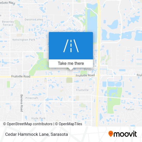 Mapa de Cedar Hammock Lane