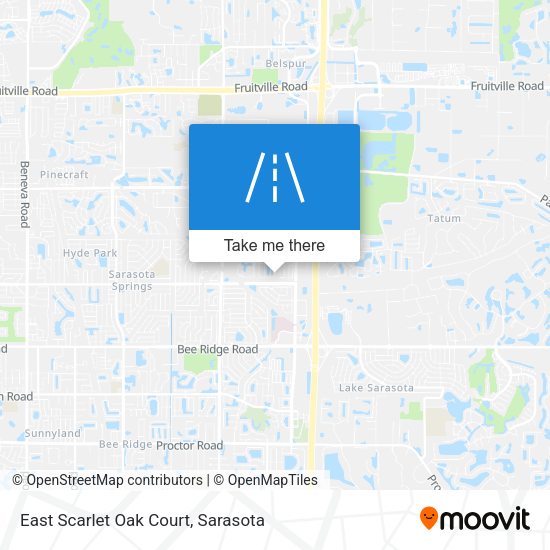 East Scarlet Oak Court map