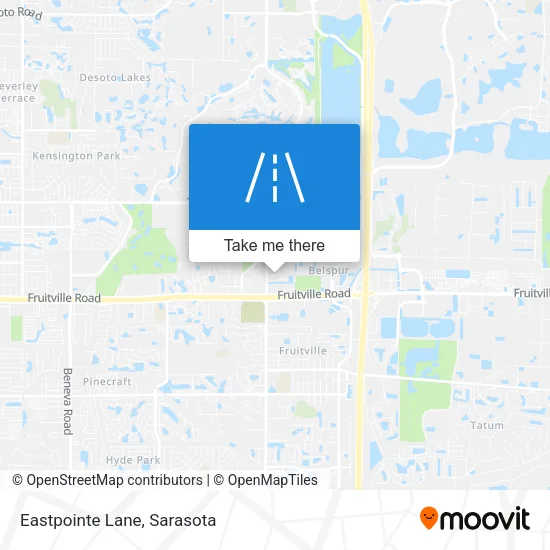 Eastpointe Lane map