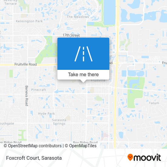 Mapa de Foxcroft Court