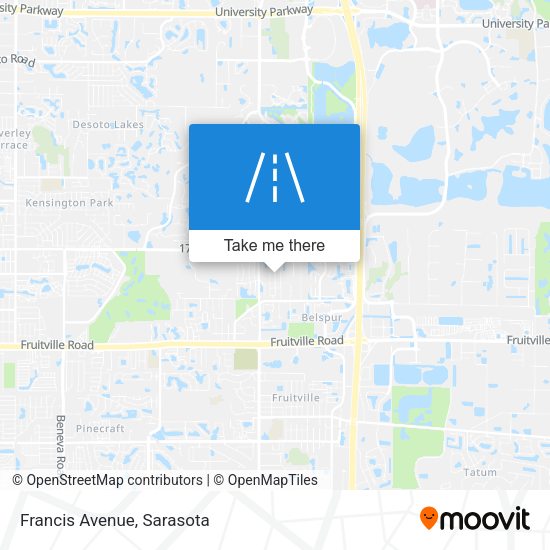 Mapa de Francis Avenue