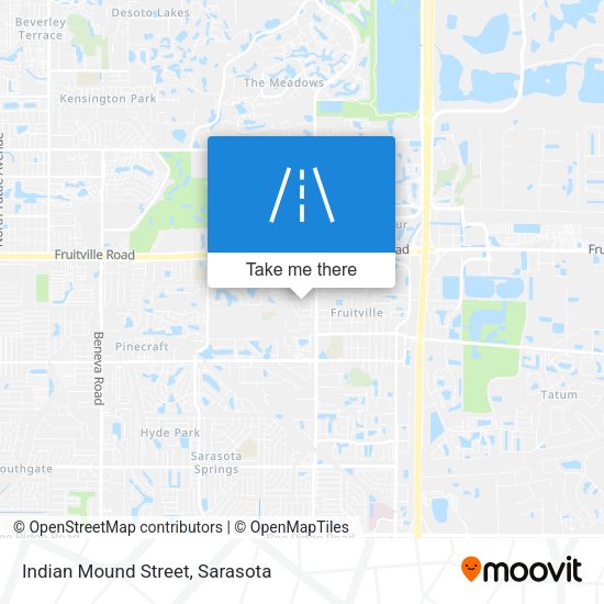 Indian Mound Street map